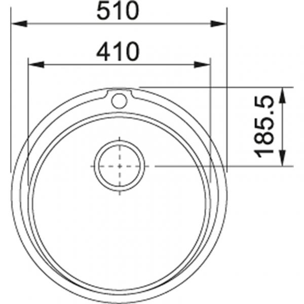 Мийка кухонна Franke Ronda ROL 610-41 Нержавіюча сталь (101.0255.788)