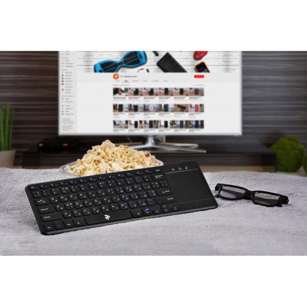 Клавиатура 2E Touch Keyboard KT100 WL Black