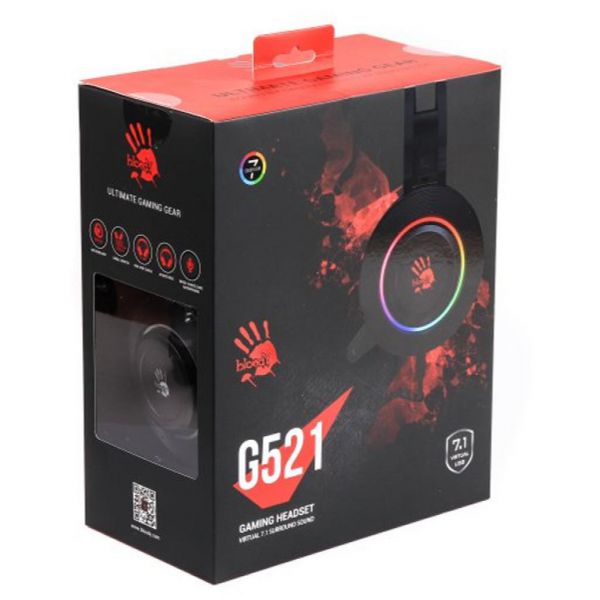 Гарнитура игровая A4Tech Bloody G521 Black