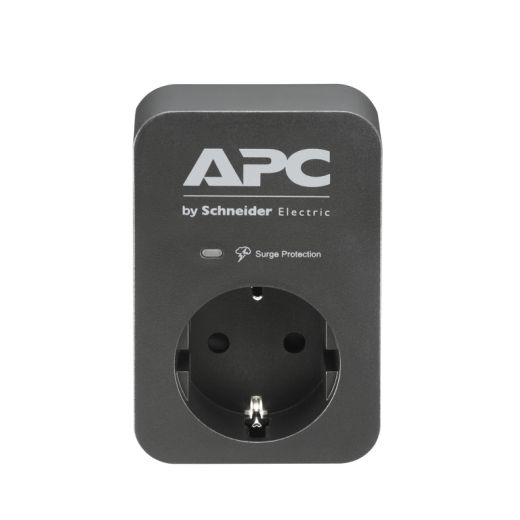 Мережевий фільтр живлення APC Essential SurgeArrest 1 outlet Black (PME1WB-RS)