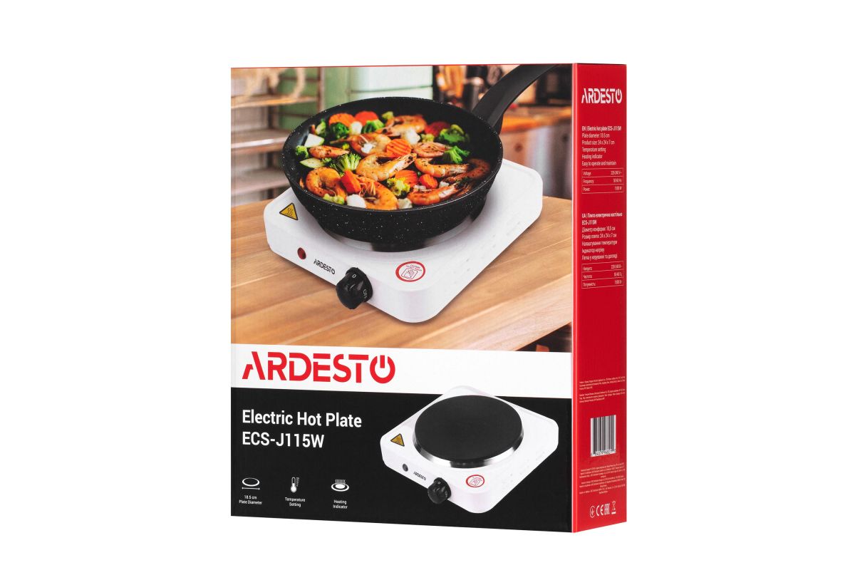 Настільна плита Ardesto ECS-J115W