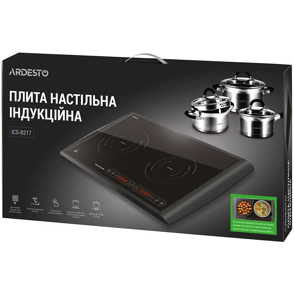 Настільна плита Ardesto ICS-B217