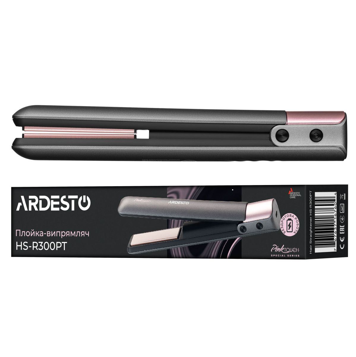 Випрямляч для волосся Ardesto Pink Touch (HS-R300PT)