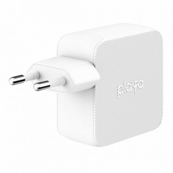Зарядний пристрій Belkin Playa Home Charger 12W DUAL USB 2.4A White (PP0007VFC2-PBB)