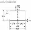 Витяжка кухонна Bosch DLN56AC50