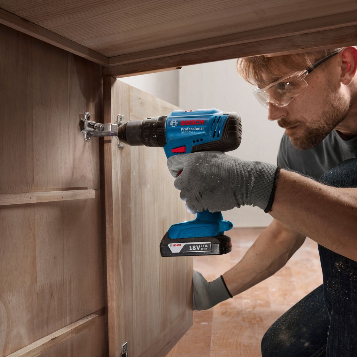Шуруповерт Bosch GSB 183-LI 18V 1х2Ah (0.601.9K9.101)