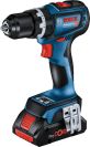 Шуруповерт Bosch GSB 18V-90 C 18В 2х4Агод (0.601.9K6.104)