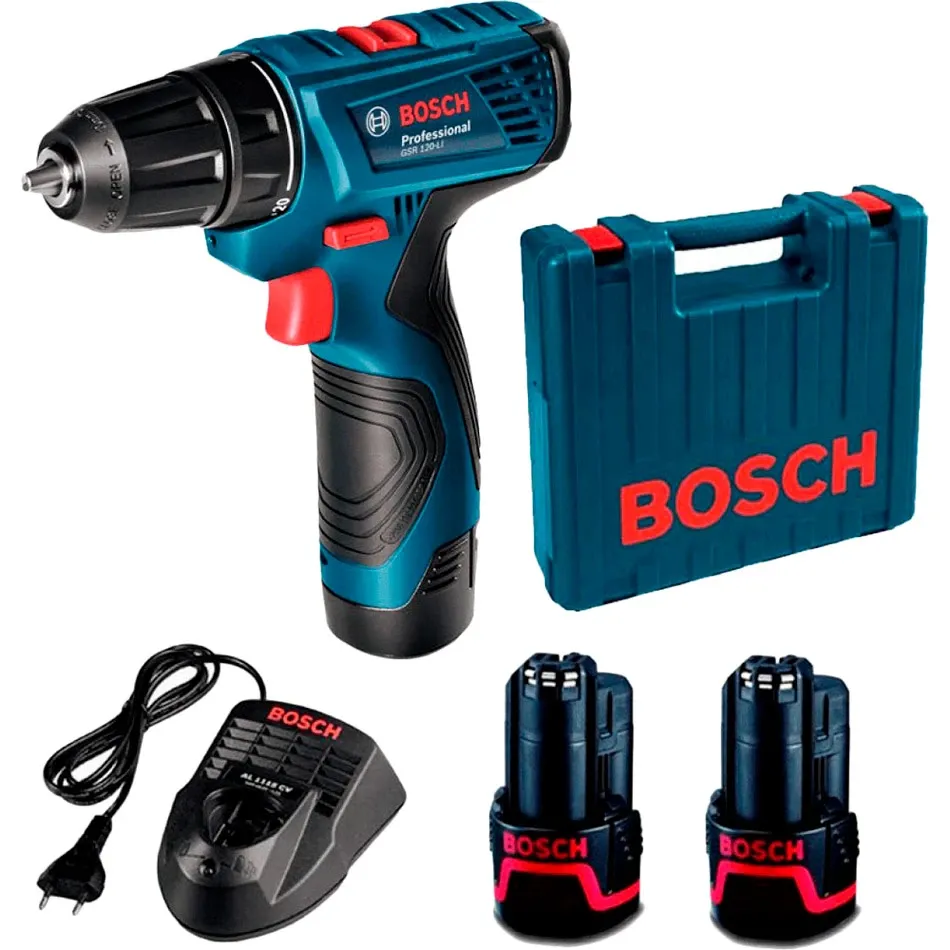 Шуруповерт Bosch GSR 120-LI Professional 12В 2х2А·год (0.601.9G8.000)
