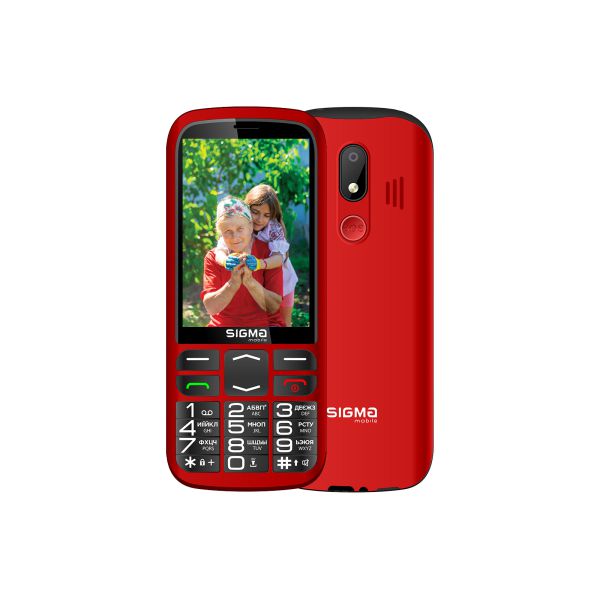 Мобільний телефон Sigma Comfort 50 Optima Type-C Red