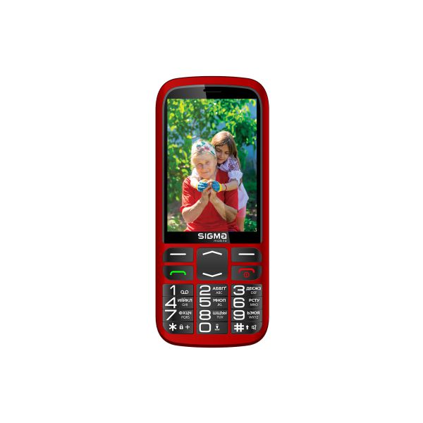 Мобільний телефон Sigma Comfort 50 Optima Type-C Red