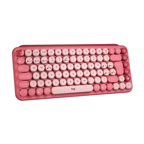 Клавіатура Logitech POP Keys Wireless Mechanical Keyboard UA Heartbreaker Rose (920-010737)