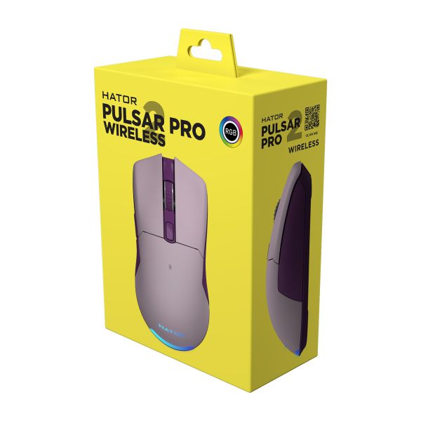 Мишка Hator Pulsar 2 Pro Wireless Lilac (HTM-534)