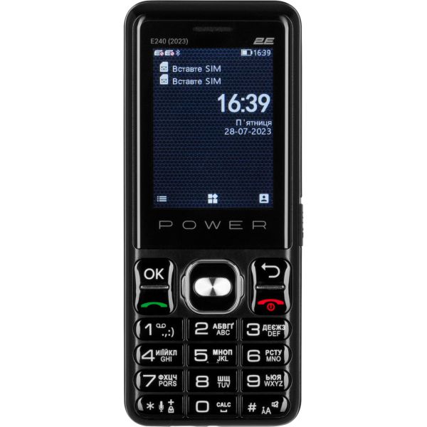 Мобільний телефон 2E E240 2023 Black