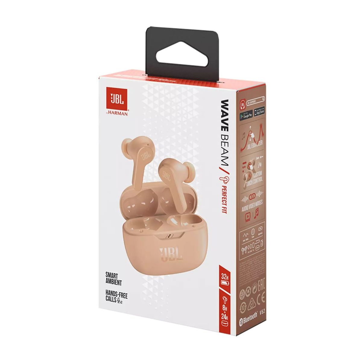 Навушники JBL Wave Beam TWS Beige