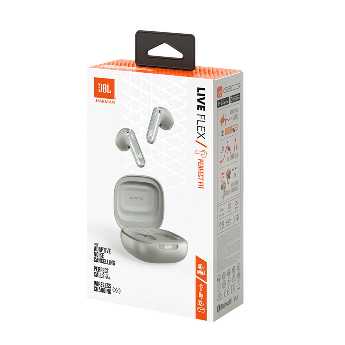 Навушники JBL Live Flex Silver