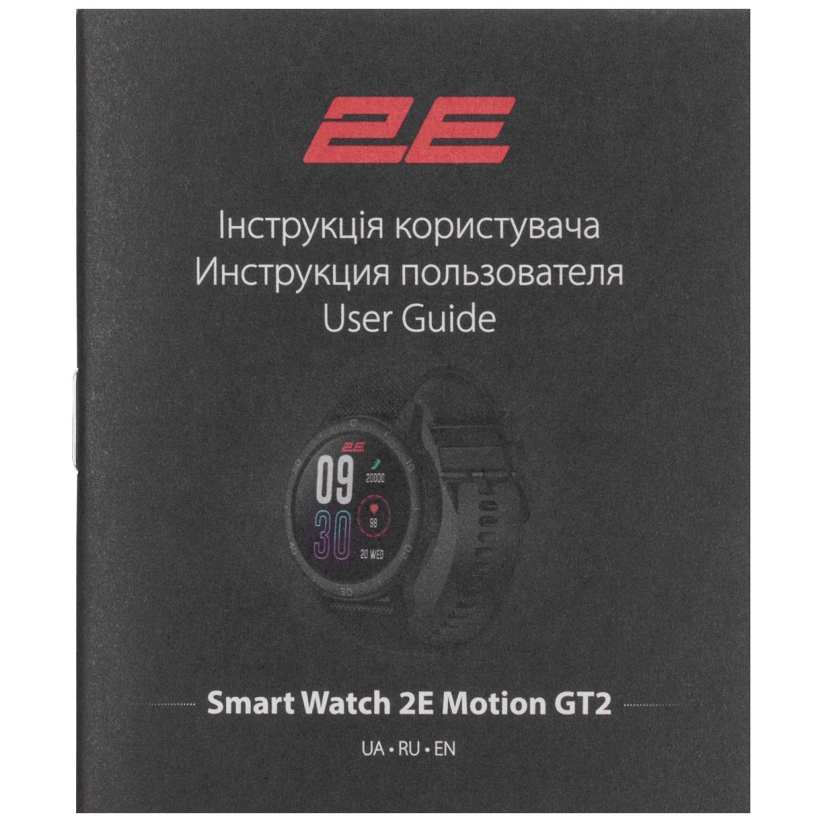 Смарт-годинник 2E Motion GT2 47mm Black Red