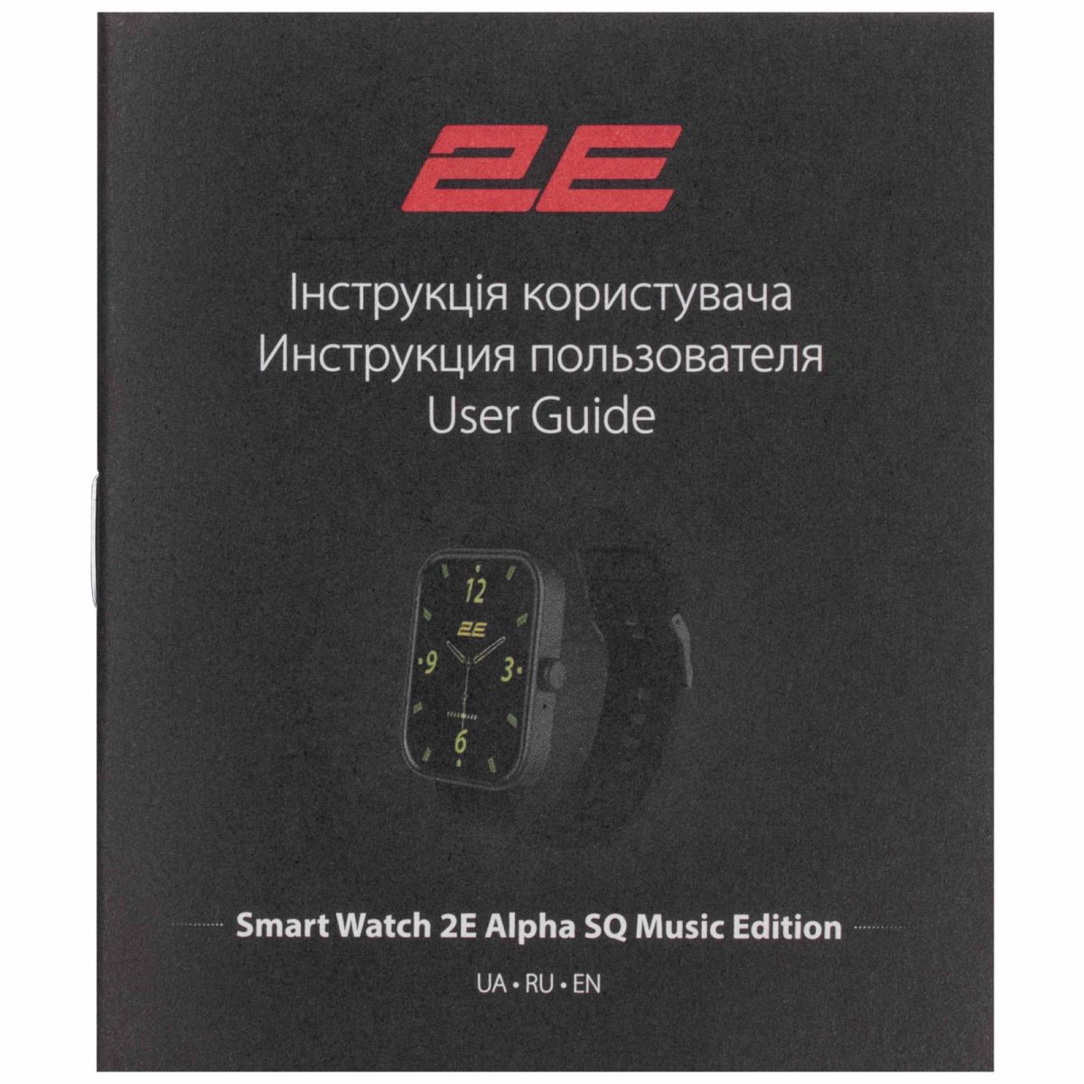 Смарт-годинник 2E Alpha SQ Music Edition 46mm Black Green