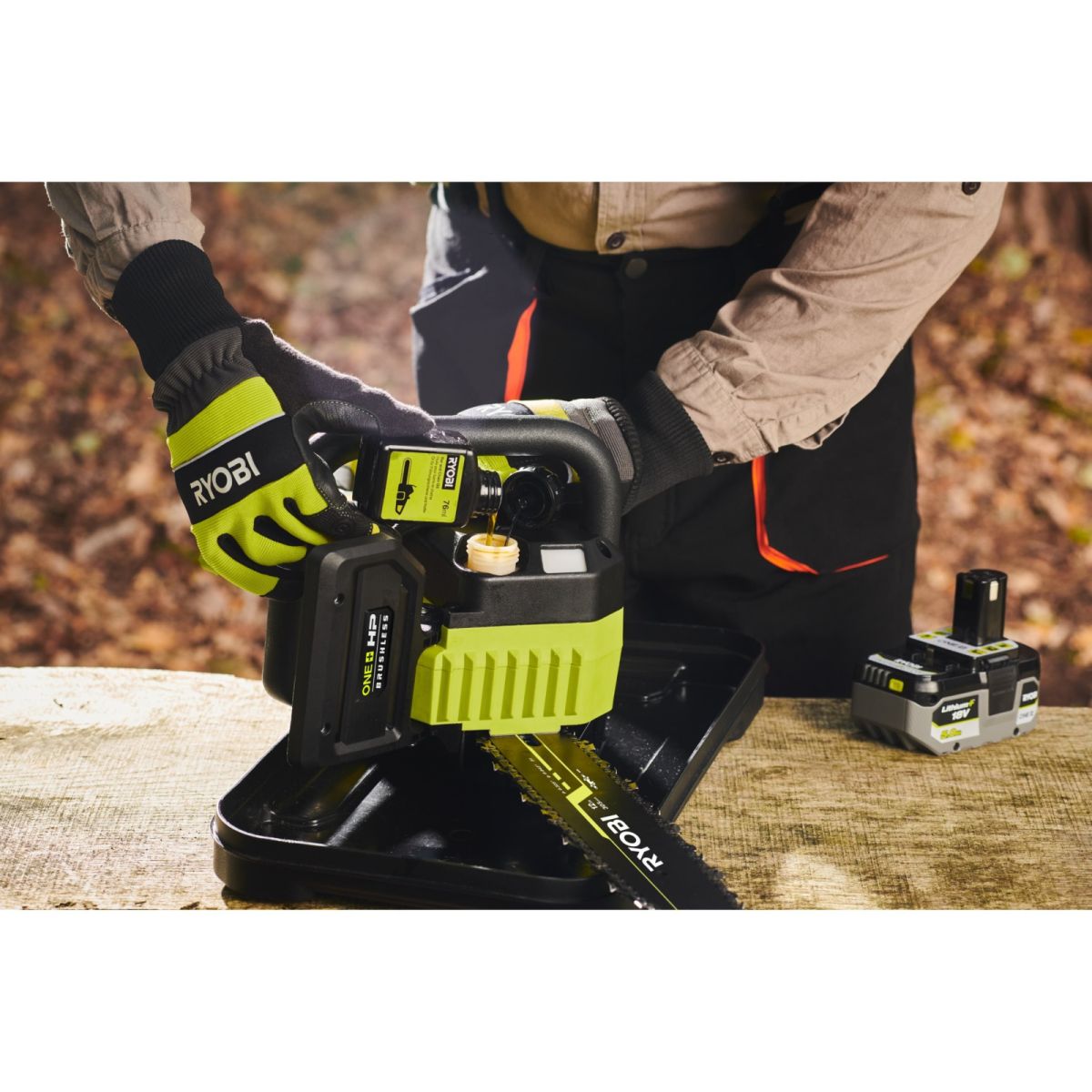 Ланцюгова пила Ryobi ONE+ HP RY18CSX30A-150 (5133005466)