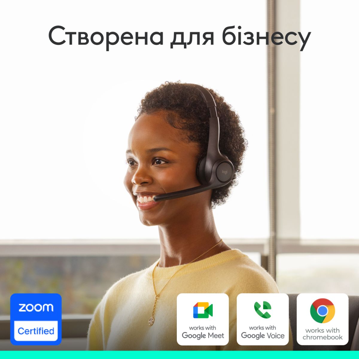Гарнітура Logitech Zone 305 for Business Wireless UC Black (981-001453)