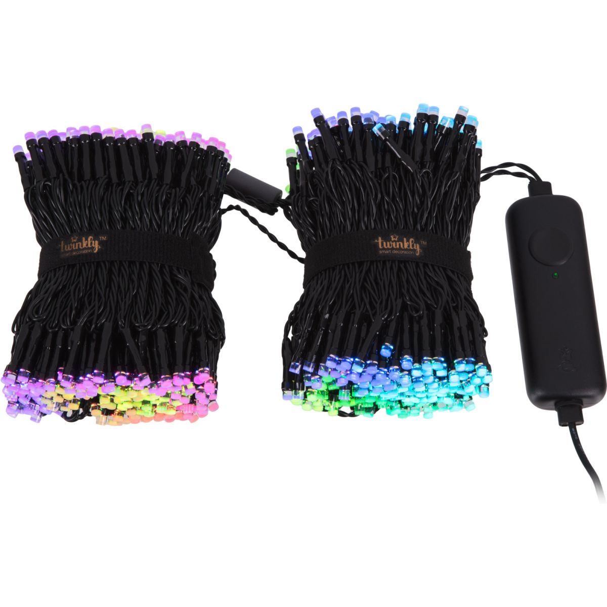 Гірлянда Smart LED Twinkly Strings RGBW 600 чорний (TWS600SPP-BEU)