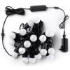 Гірлянда Smart LED Twinkly Festoon RGB 20 чорний (TWF020STP-BEU)