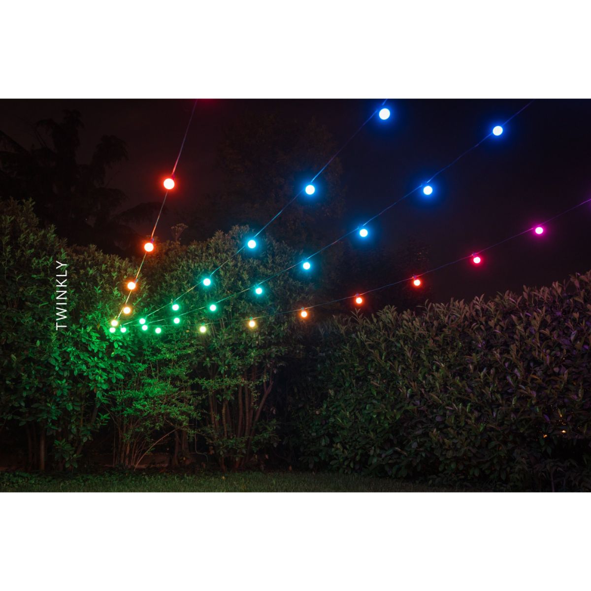 Гірлянда Smart LED Twinkly Festoon RGB 20 чорний (TWF020STP-BEU)
