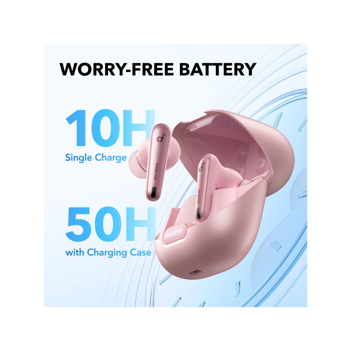 Навушники Anker SoundCore Liberty 4 NC Pastel Pink