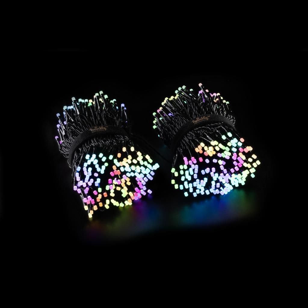 Гірлянда Smart LED Twinkly Strings RGB 600 чорний (TWS600STP-BEU)