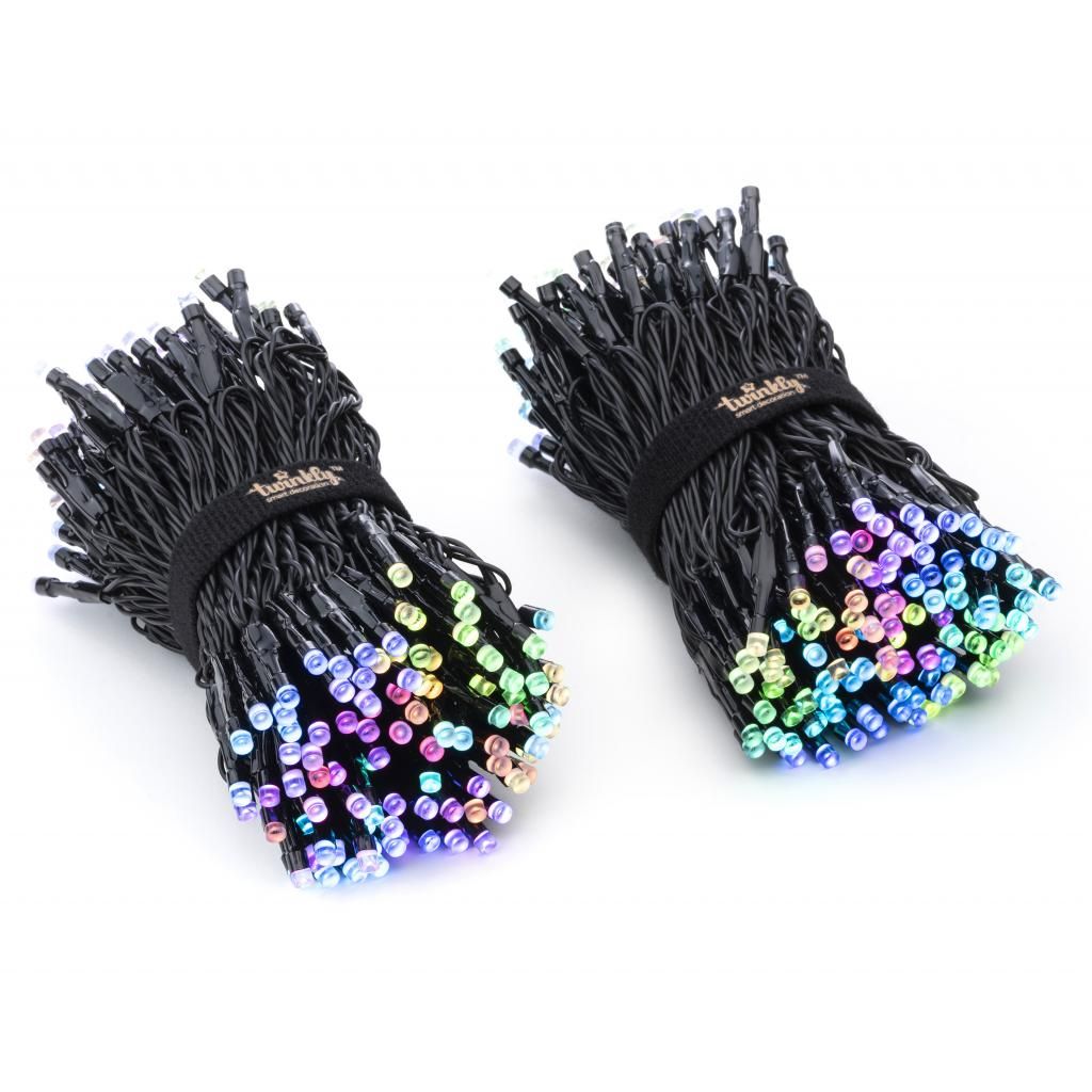 Гірлянда Smart LED Twinkly Strings RGB 400 чорний (TWS400STP-BEU)