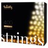 Гірлянда Smart LED Twinkly Strings AWW 400 чорний (TWS400GOP-BEU)