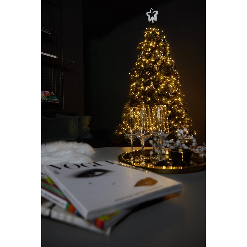 Гірлянда Smart LED Twinkly Strings AWW 400 чорний (TWS400GOP-BEU)