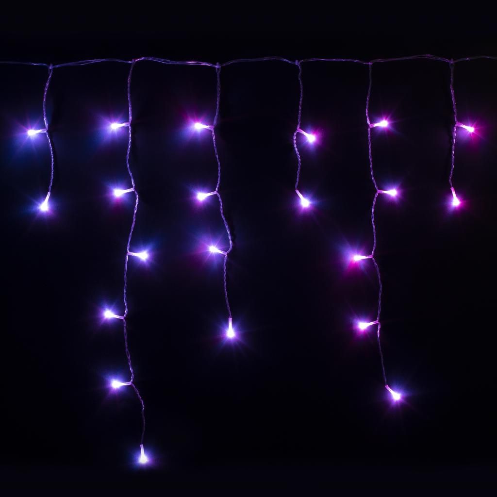 Гірлянда Smart LED Twinkly Icicle RGB 190 прозорий (TWI190STP-TEU)