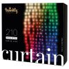 Гірлянда Smart LED Twinkly Curtain Wall RGBW 210 прозорий (TWW210SPP-TEU)