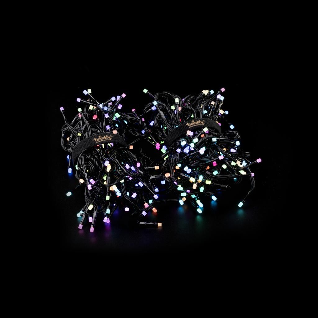 Гірлянда Smart LED Twinkly Cluster RGB 400 чорний (TWC400STP-BEU)