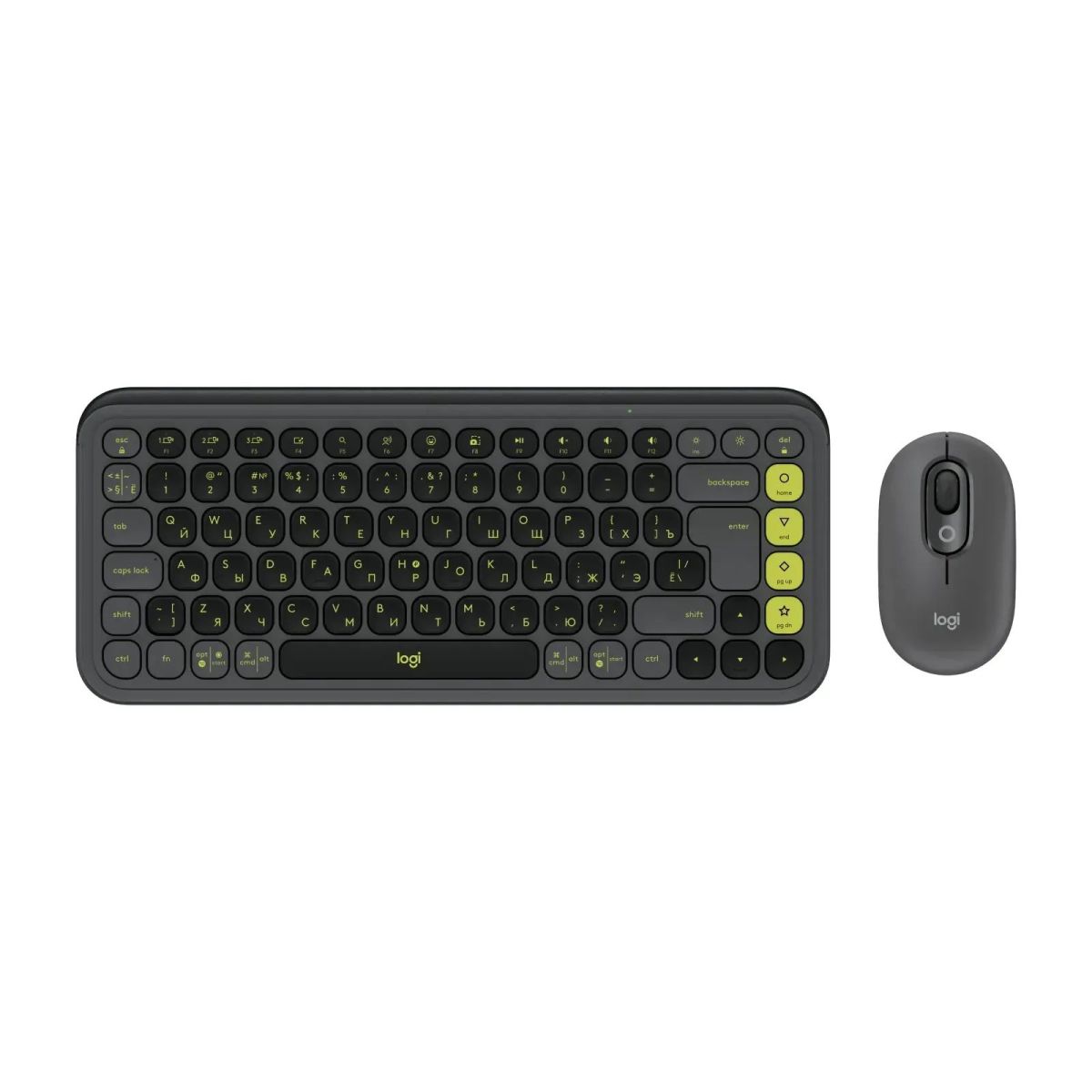 Комплект Logitech POP Icon Combo Bluetooth UA Graphite (920-013156)