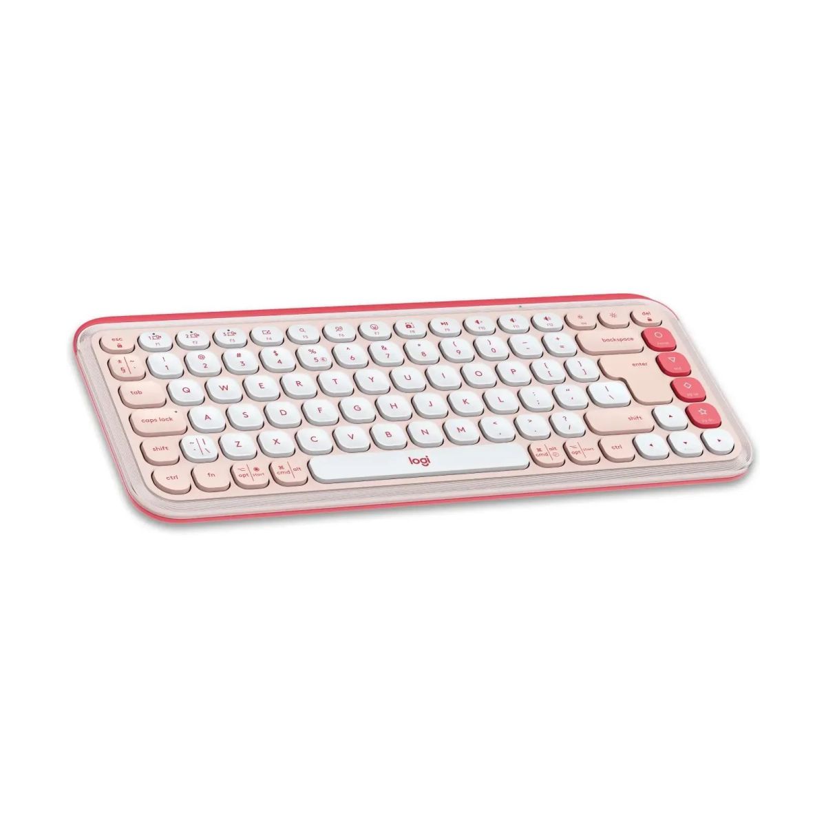 Клавіатура Logitech POP Icon Keys Bluetooth UA Rose (920-013073)