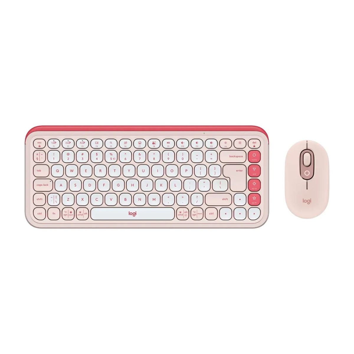 Комплект Logitech POP Icon Combo Bluetooth UA Rose (920-013142)