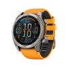 Смарт-годинник Garmin fenix 8 AMOLED 51mm Titanium with Spark Orange/Graphite Silicone Band (010-02905-11)