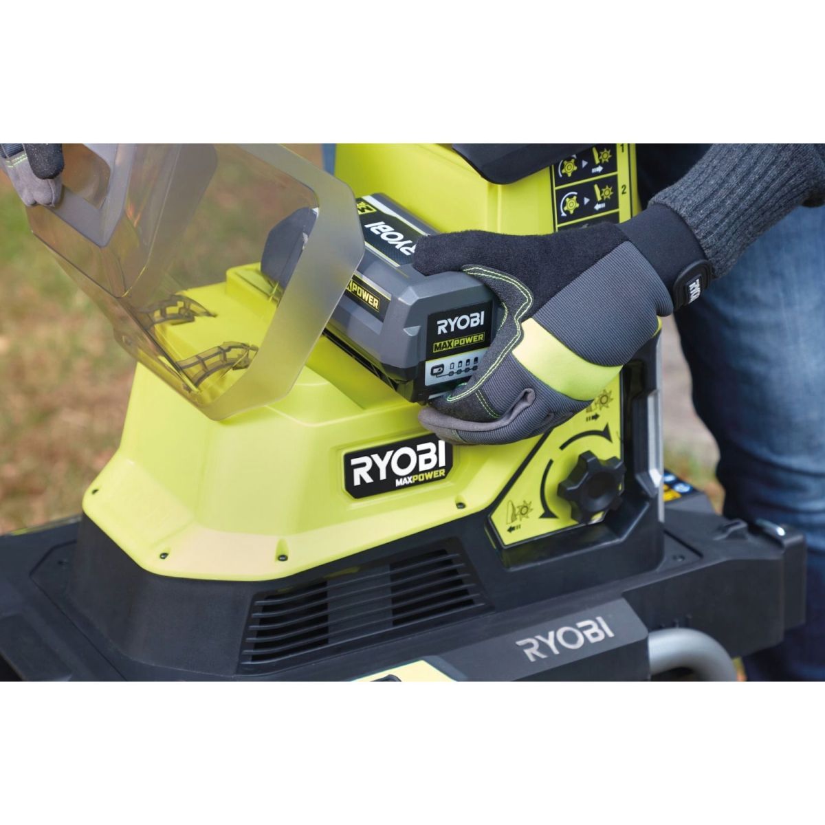 Садовий подрібнювач Ryobi Max Power RY36SHX40-0 (без АКБ та ЗУ) (5133005451)
