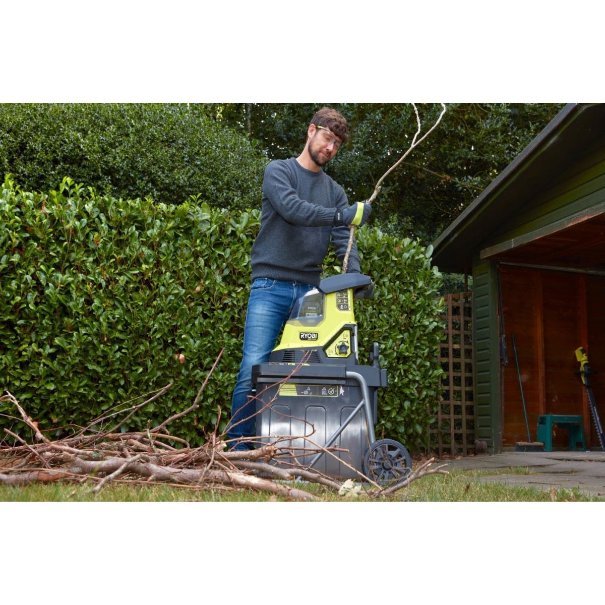 Садовий подрібнювач Ryobi Max Power RY36SHX40-0 (без АКБ та ЗУ) (5133005451)