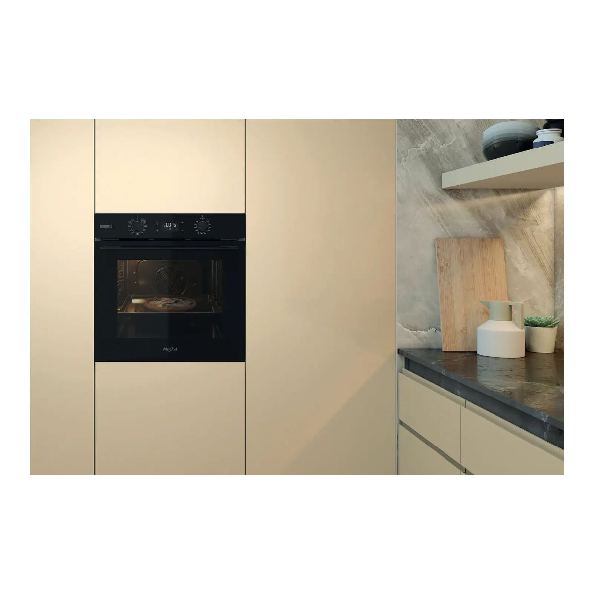 Духова шафа Whirlpool OMSK58CU1SB