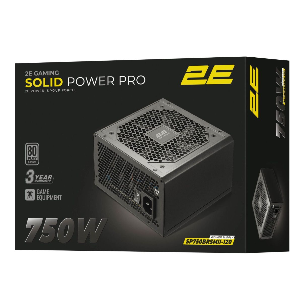 Блок живлення 2E Gaming Solid Power Pro 750W (2E-SP750BRSMII-120)