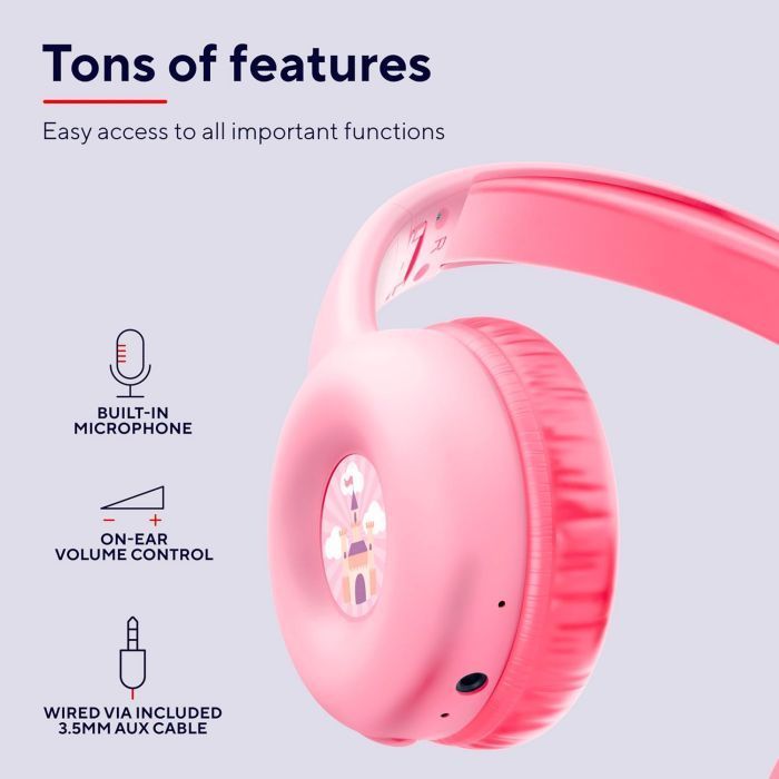 Навушники Trust Nouna Kids Wireless Pink