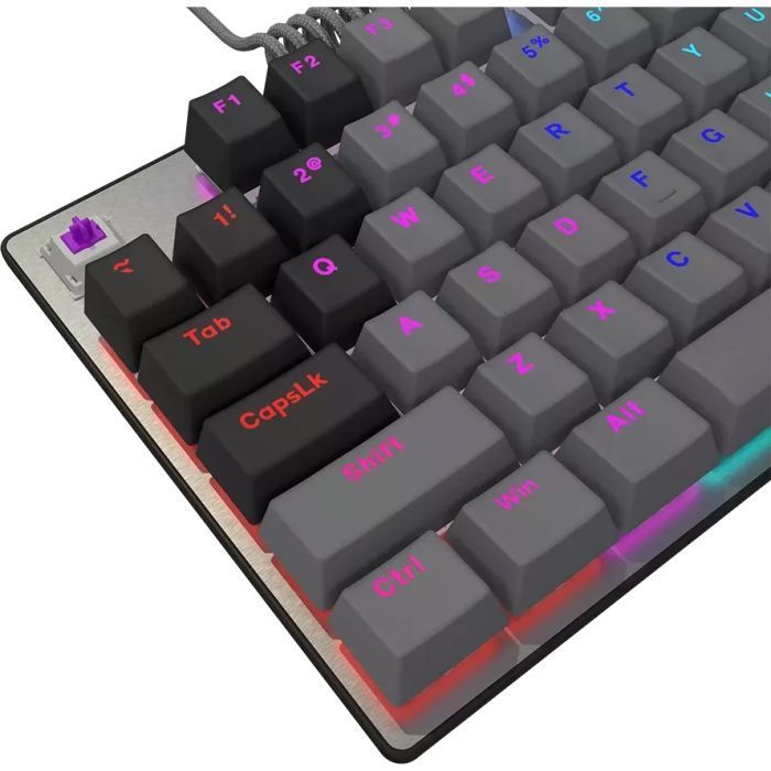 Клавіатура Lorgar Azar 514TKL RGB Mechanical USB UA Black Grey (LRG-GK514TKL-BK-UA)