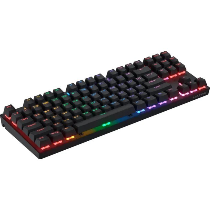 Клавіатура Hator Icefall Mecha TKL Rainbow Wireless Black (HTK287UA)