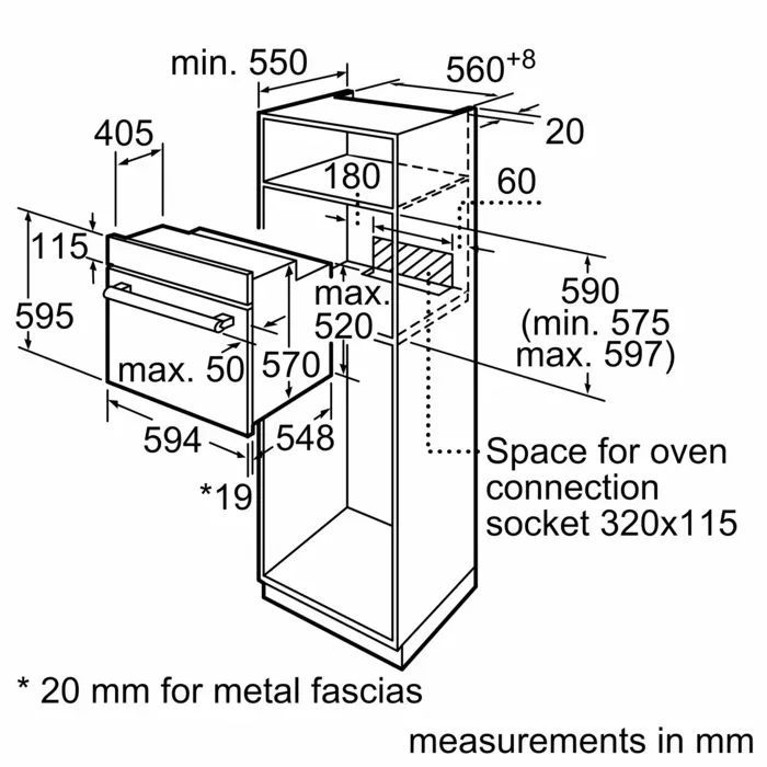 Духова шафа Bosch HBF512BS1T
