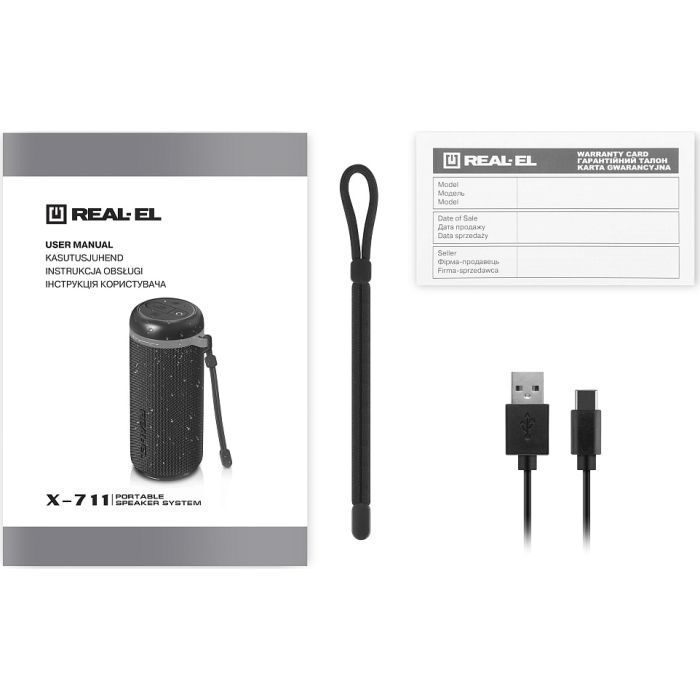 Акустична система REAL-EL X-711 Black