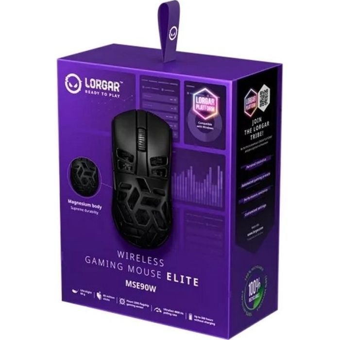 Мишка Lorgar Elite MSE90W Wireless Black (LRG-MSE90W-BK)
