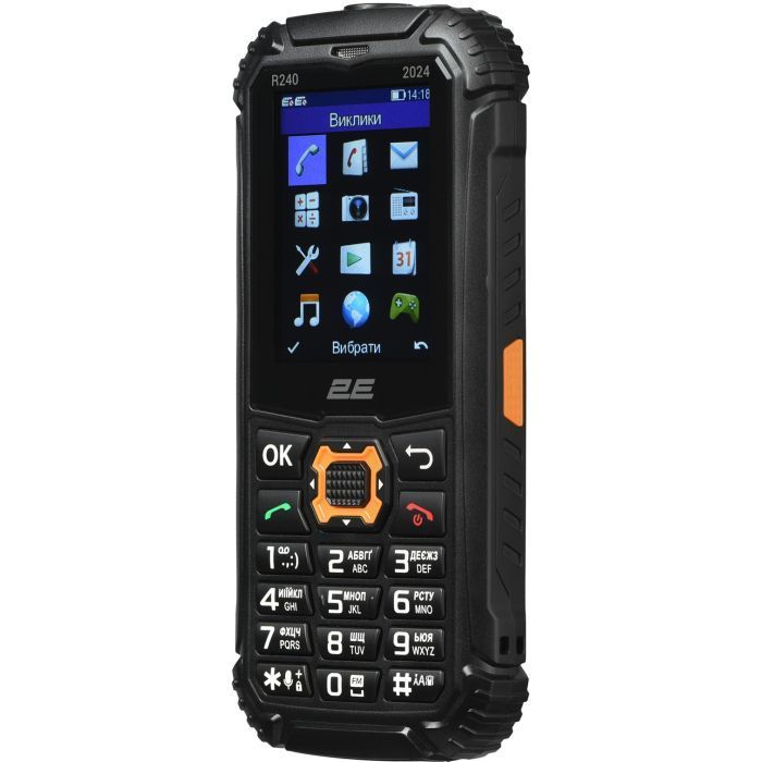 Мобільний телефон 2E R240 2025 Black