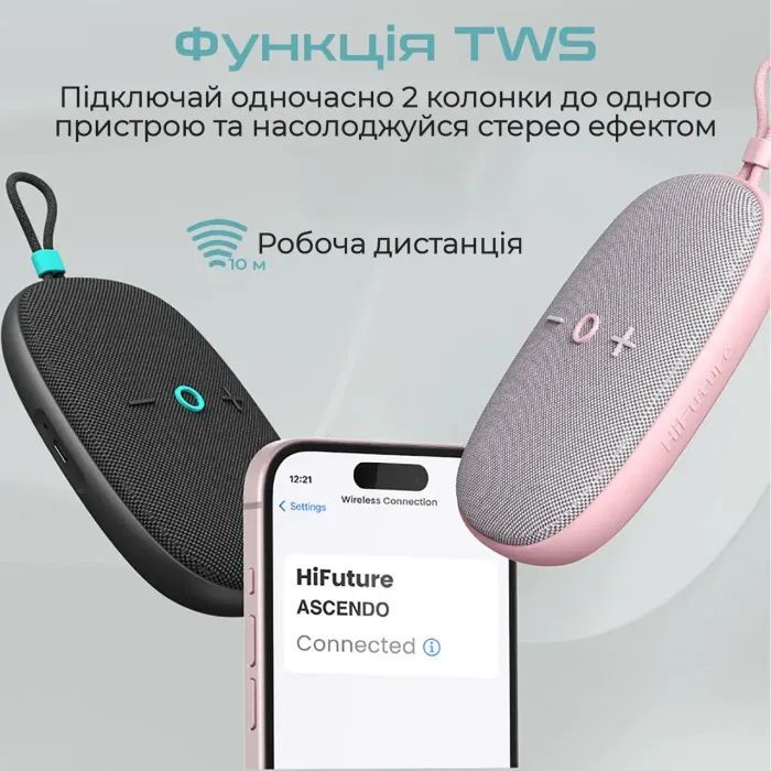 Акустична система HiFuture Ascendo 20W Pink